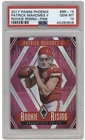 2017 Panini Phoenix Patrick Mahomes II Rookie Rising Pink /199 RR-15 PSA 10