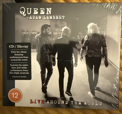 Queen + Adam Lambert Live Around the World (CD) Album with Blu-ray