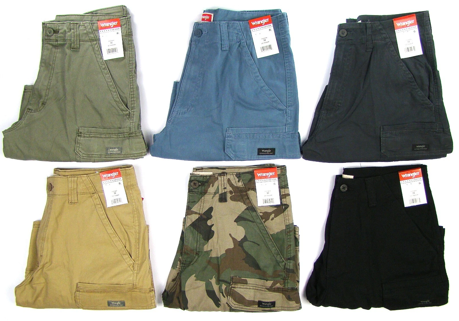 Mens Wrangler Cargo Shorts Stretch Relaxed Fit Size 32 33 34 36 38 40 42 44 46
Opens in a new window