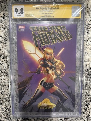 NEW MUTANTS DEAD SOULS #1 J SCOTT CAMPBELL VARIANT CGC 9.8 JSA SIGNED