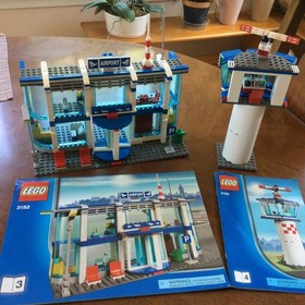 LEGO 3182 CITY Airport Vintage Airplane Pilot Classic 100% Complete w manuals