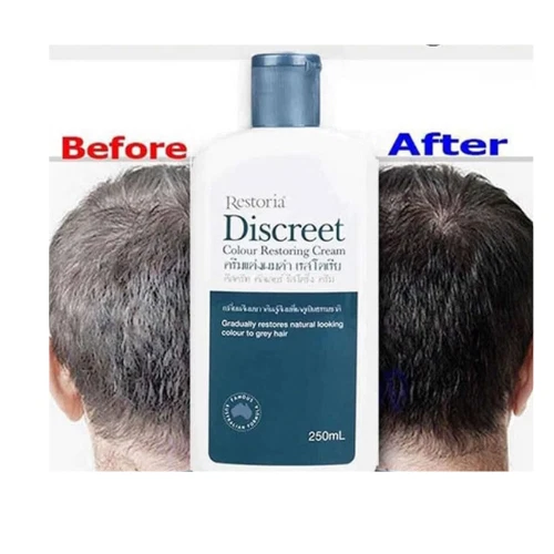 1 PACK Restoria Discreet Color Restaurador 250ml Cabello Gris - ENTREGA GRATUITA Foto 3 de 3
