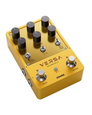 Donner Guitar Reverb & Delay Pedal - 2 in 1 with Tap Tempo, Preset Yellow