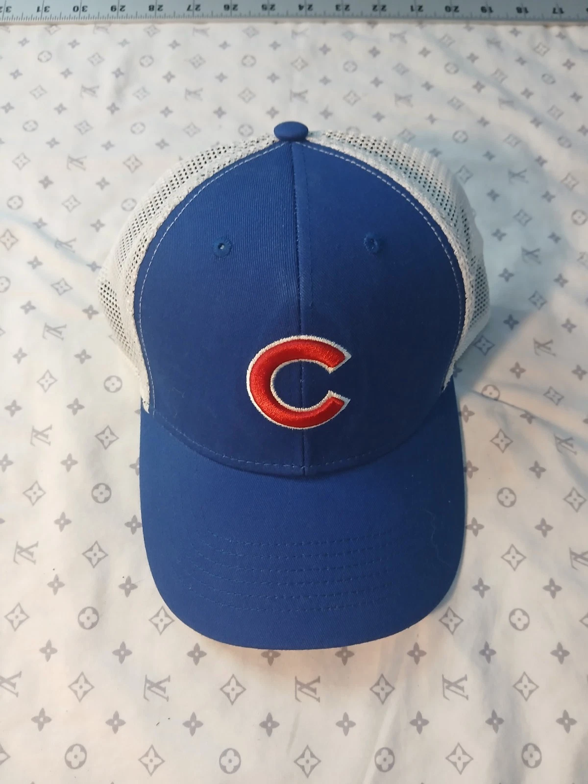 '47 Brand Chicago Cubs Trucker Snapback Royal Blue Mesh Back Hat One Size