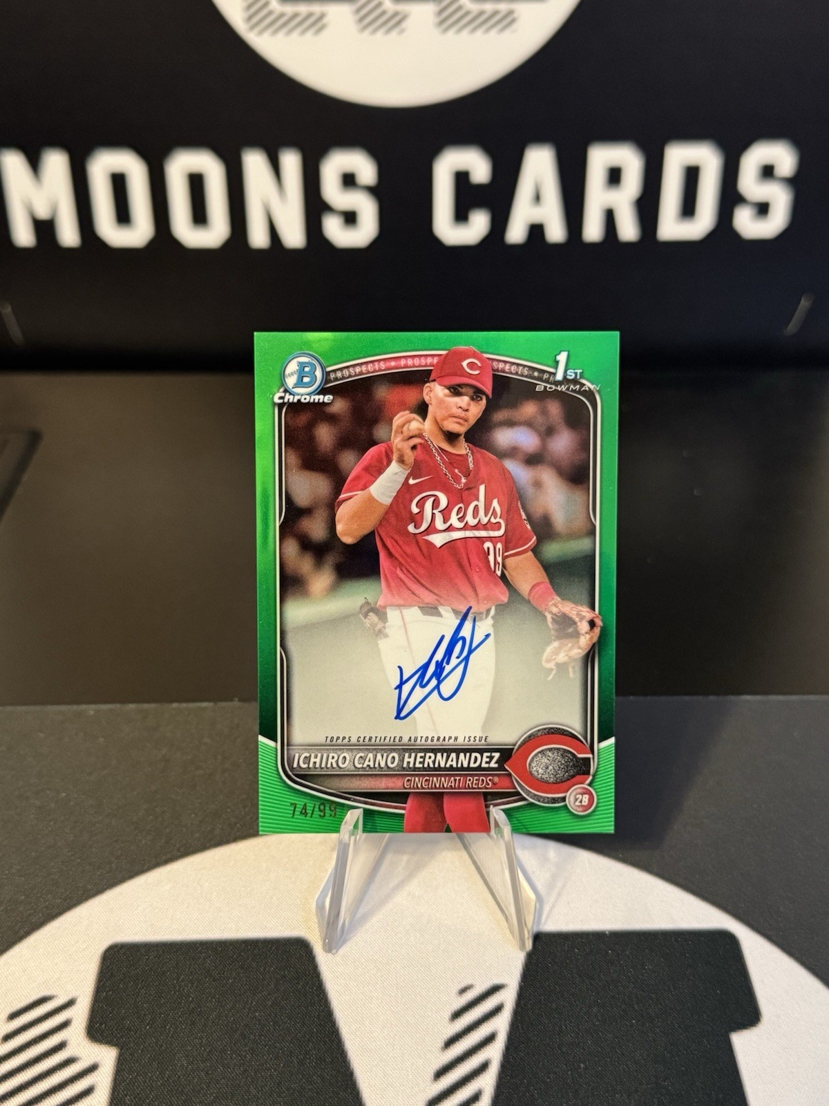 2025 Bowman Chrome Ichiro Cano Hernandez Green Refractor 1st Bowman Auto 74/99