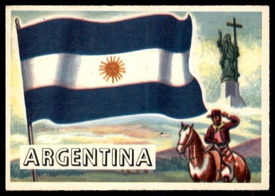 ARGENTINA 1959 A & BC FLAGS OF THE WORLD - LARGE #21