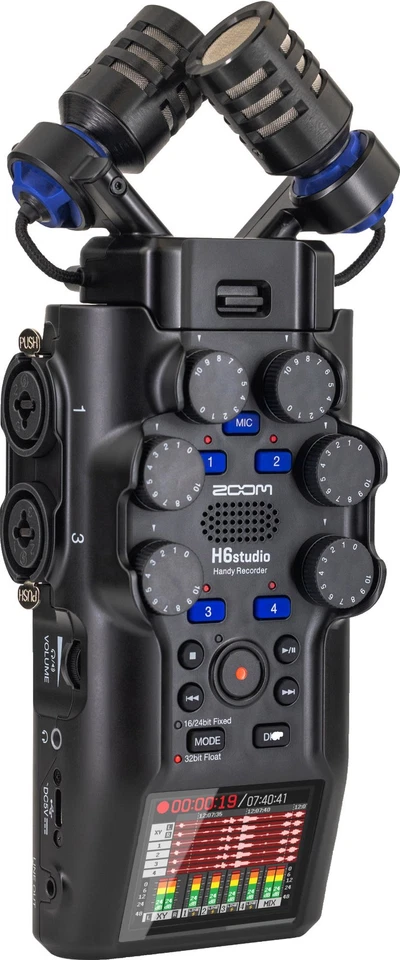 Zoom H6 Studio Handy Recorder Mobil Mikrofon Interview Studio Tragbar Audio Live - Bild 3 von 4