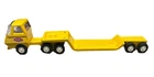 Tiny Tonka Semi Truck With Yellow Lowboy Trailer-Hauler 1970's Vintage