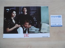 Alan Rickman Autogramm signed A4 Lobbycard "Im Zeichen Der Jungfrau" ACOA