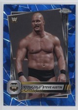 2025 Topps Chrome WWE Sapphire Edition Stone Cold Steve Austin #6 HOF g9n