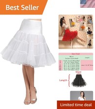Lightweight Women's 1950s Tutu Petticoat Slip - Fashionable 25.6  Underskirt