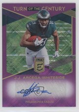 2019 Donruss Elite Turn of the Century Purple 33/49 JJ Arcega-Whiteside Auto 0l8