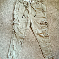 jean pascal Herren Cargo-Jogginghose Beige S ...