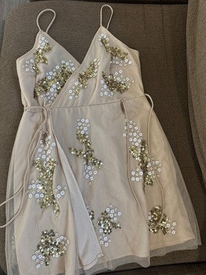 Altard State Medium Beige Sparkle dress | eBay