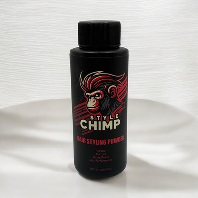 Style Chimp Hair Styling Powder 0.7oz Matte Finish Volume Texture Hair Product