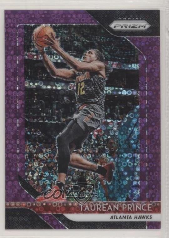 2018-19 Panini Prizm Fast Break Purple Prizm 54/75 Taurean Prince #38 1q5