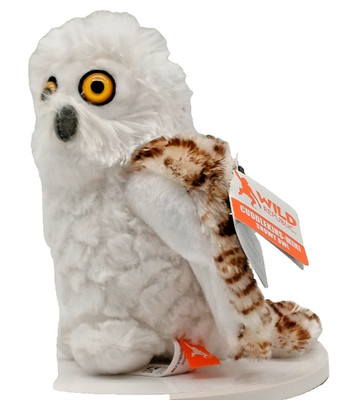 Wild Republic 10834 10849 - Plüsch Schnee Eule, 20 cm, Schneeeule