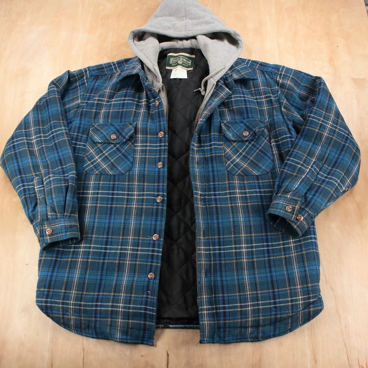 Gilet Vintage Field & Stream Bleu - Taille M - Pêche, Chasse, Safari - État Parfait
