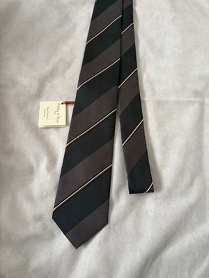 Holliday Brown Stripe Tie