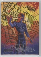 2017 Fleer Ultra Marvel Spider-Man Gold Web Foil /49 Patrick Faricy #99 Auto 2y5