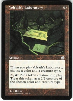 Volrath's Laboratory R Stronghold STH Normal MTG LP