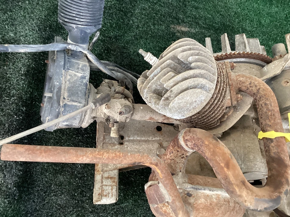 MOTORE COMPLETO PER PIAGGIO Ape 501 Serie C801M Benzina 50CC (87>) - Immagine 2 di 4