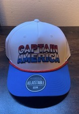 Marvel's Captain America Baseball Cap Hat Adult Mens Adjustable SnapBack NWT