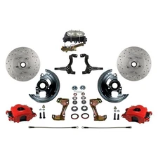 For Chevy Chevy II 62-67 Drilled & Slotted Front Disc Brake Conversion Kit