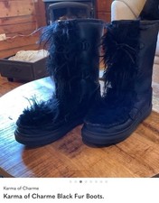 Karma Of Charme Boots 7.5-8.5 Worn 1x $300