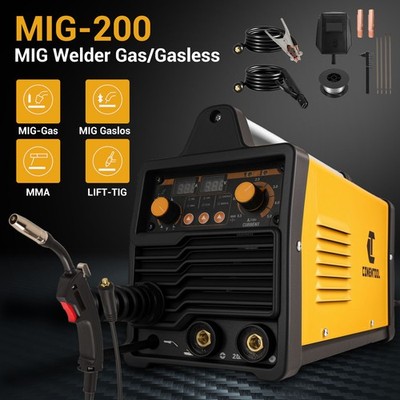 MIG/MAG Inverter Schweißgerät Schweißmaschine 4in1 FLUX MMA Lift-TIG Synergic