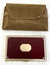 Pocket Aluminum Steel & Metal Business Card Holder Case ID Credit Wallet Gold