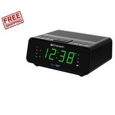 SmartSet Dual Alarm Clock Radio with 0.9" LED Display - Elegant  Functional