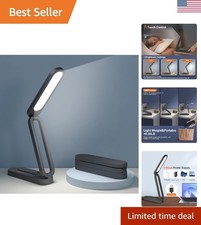 LED Desk Lamp for Office Home Battery Operated Lamp Rechargeable Lamp Folda...