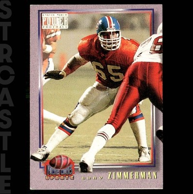 Gary Zimmerman 1993 Pro Set Power Moves Update #PMUD35 Denver Broncos  