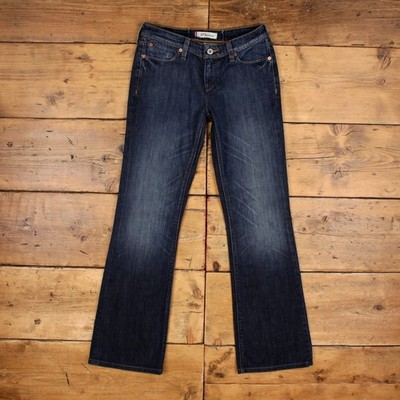 Levis 527 Y2k Jeans 28x31 Damen Blau Slim Bootcut Low Waist Stonewash Denim