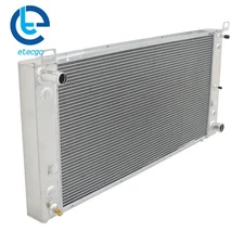 4-Row Radiator 99-14 For Chevy Silverado GMC 1500 2500 Tahoe Yukon 4.8 5.3L 6.0L