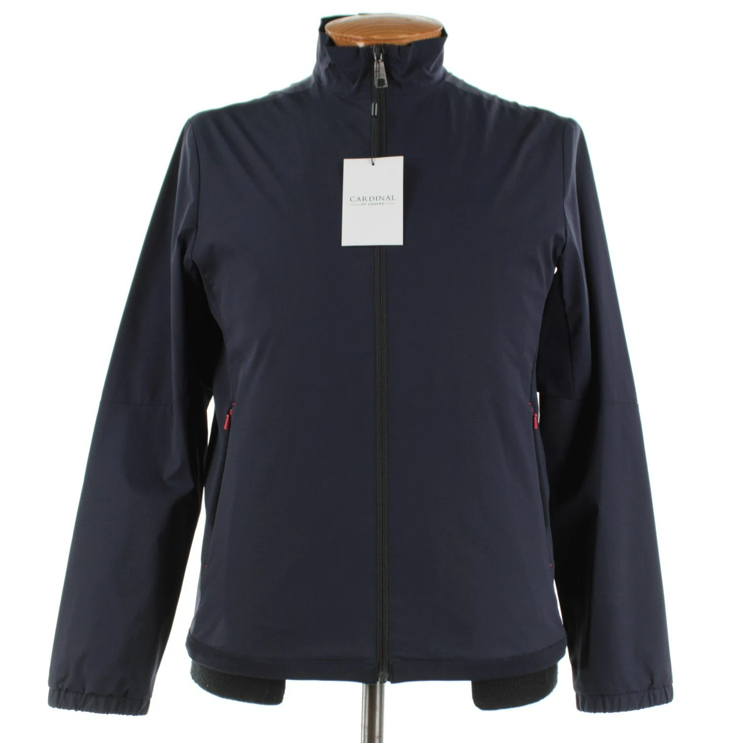 Cardinal of Canada NWT Nylon Blend Mixed Media Windbreaker Jacket Size M In Blue