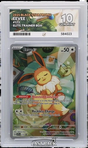 Eevee 173 ACE Black Star Promo Pokemon ACE 10 Gem Mint