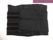 Waist Trimmer Trainer/ Lower Back Support Brace Black Medium