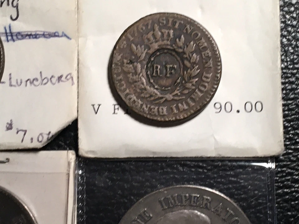 Лот из 4 монет супер старая коллекция Франция-Германия-Италия 1767-1813 см. фотографии - Изображение 3 из 4