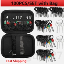 100X Pin Ejector Wire Kit Extractor Connector Puller Auto Terminal Removal Tools