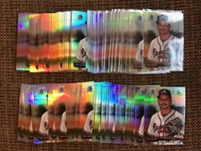 Lot (100) TROY BACON Braves 2017 Bowman Draft Chrome cards ALL REFRACTORS