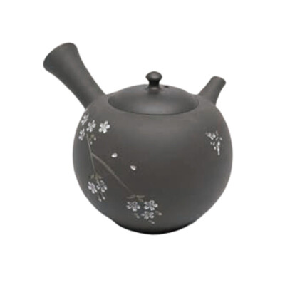Japanese tea pot - SEIHO TSUZUKI - SAKURA - 250cc/ml - Sasame ceramic fine mesh