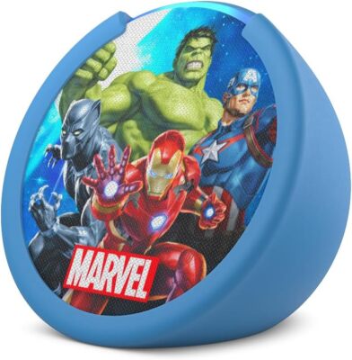 Amazon Echo Pop Kids Alexa for kids With Parental Controls Princess or Marvel