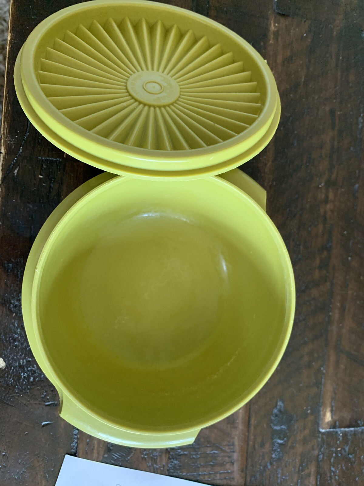 Vintage Green Tupperware Bowl eBay