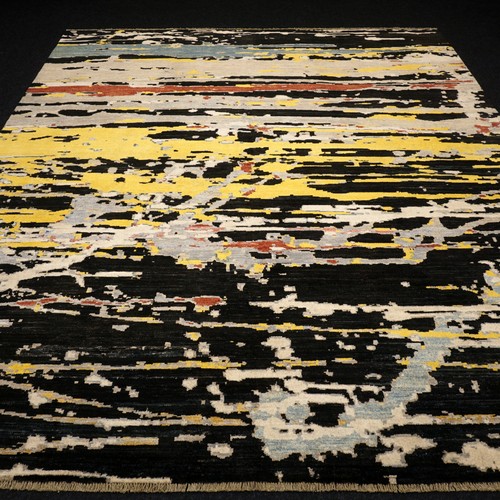 Marrakesh Tablecloth Hand Knotted Fringe Floor Mat Space Rug Bedspread