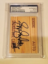 2008 Jennie Finch Authentic Auto PSA DNA Certified