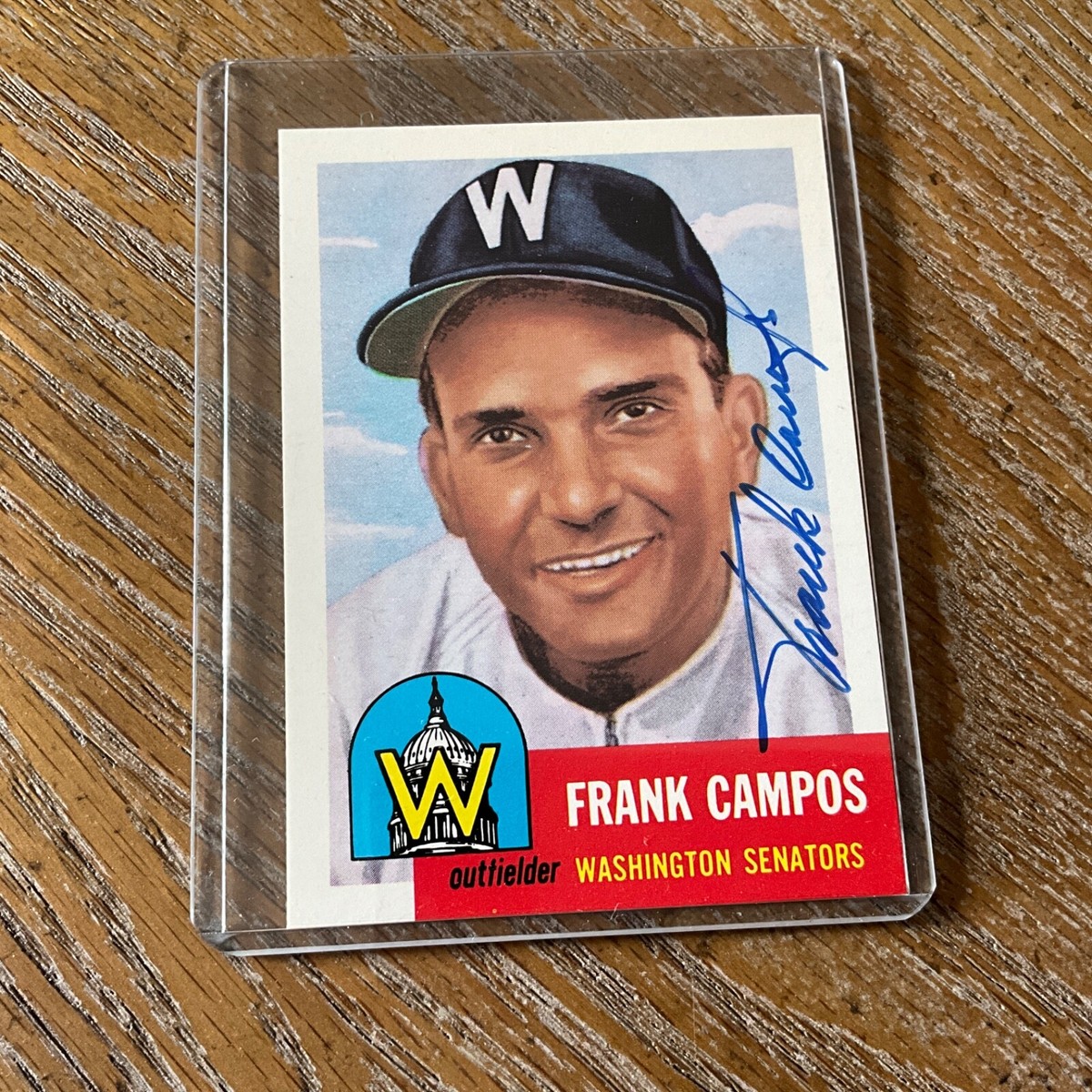 autographed 1953 Archives FRANK CAMPOS . DEC 2006. #C-1 | eBay