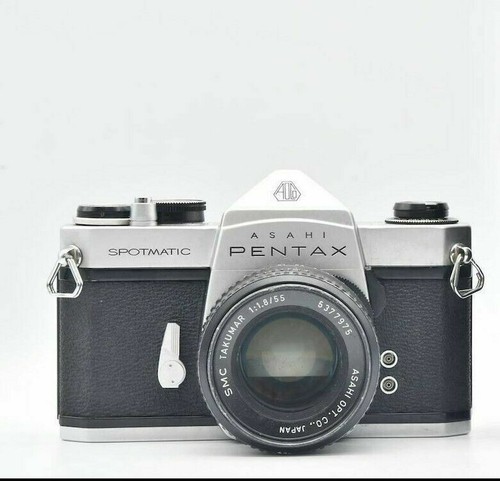 [Excelente] Pentax SP con lente Super-Takumar 55 mm F/1,8 de Japón. - Imagen 1 de 12