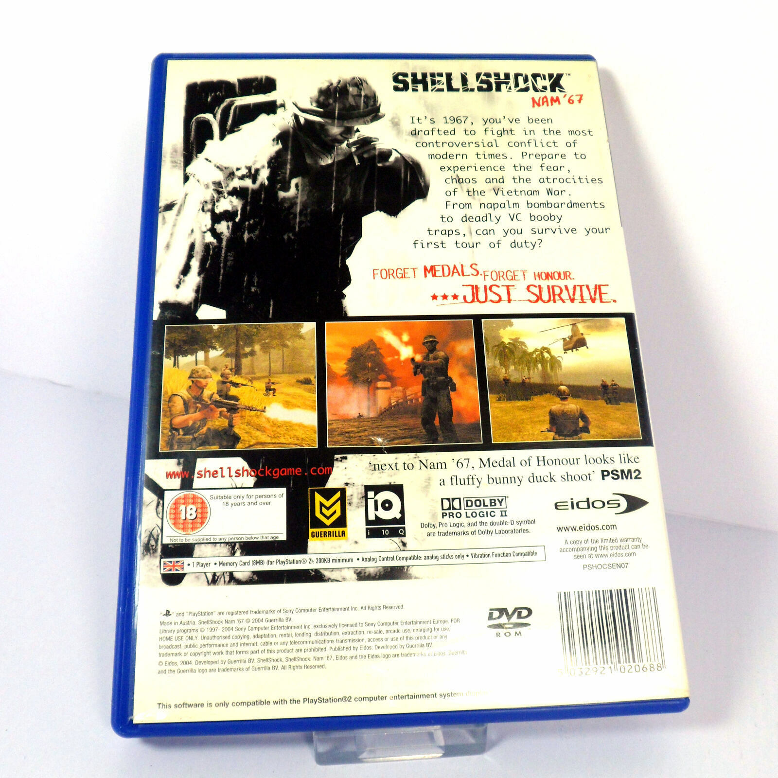 ShellShock: Nam '67 (PS2) (PlayStation), Used, 5032921020688